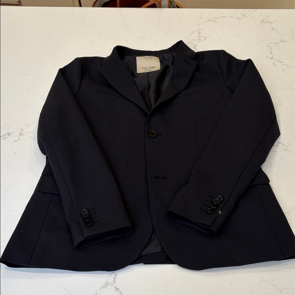 Zara Kids Boys Navy Blazer size 13/14